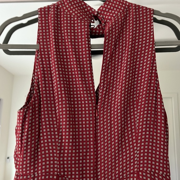 Anthropologie x Maeve Red Patterned Romper Size 6 EUC‎ - Picture 9 of 9